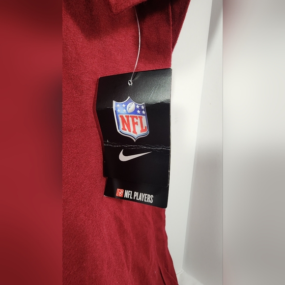 NWT The Nike Tee Kirk Cousins #8 Athletic Cut Size Extra Large, Burgundy & Gold - Picture 6 of 13